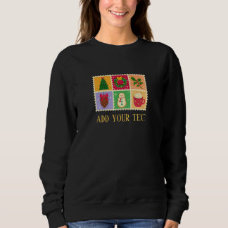 Moletom Camisola de Natal Personalizada com Selos