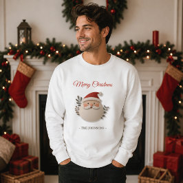 Moletom Camisola de Natal personalizada do Papai Noel para