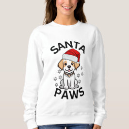 Moletom Camisola de Natal - Senhoras - Cachorro de Papais 