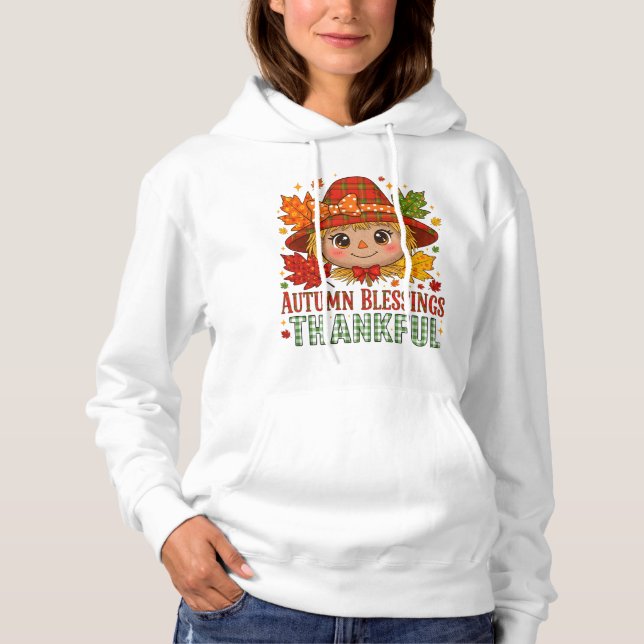Moletom Camisola de outono Grateful Heart (Frente)