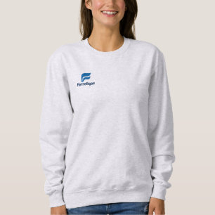 Moletom Camisola de pescoço, de logotipo feminino