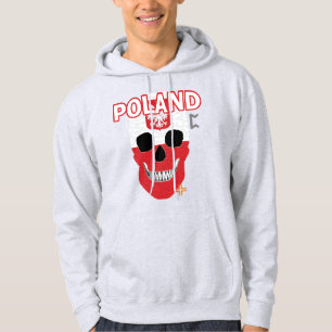 Moletom Camisola de Polônia capuz de HANDSKULL B2