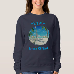 Moletom Camisola de praia de Caribe tropical