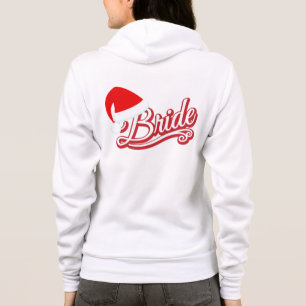 Moletom Camisola de Santa Hat Bride branca