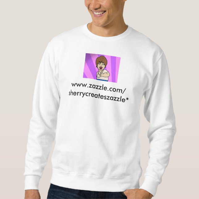 Moletom Camisola de SherryCreatesZazzle (Frente)