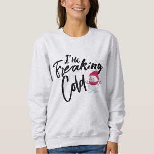 Moletom Camisola de Suor Frio - Blusão de Neve Engraçado
