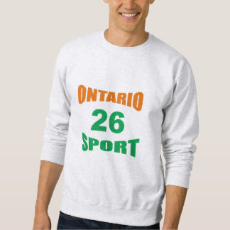 Moletom Camisola de suor masculina cinza ONTARIO SPORT 26
