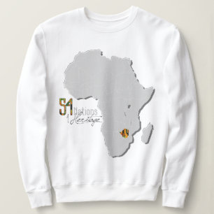Moletom Camisola de "Zimbabwe" Crewneck