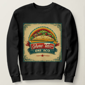 Moletom Camisola Divertida de Taco para Amantes de Comida