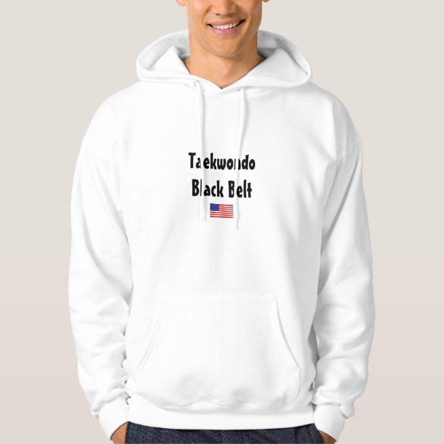 Moletom Camisola do cinturão negro de Taekwondo (Frente)