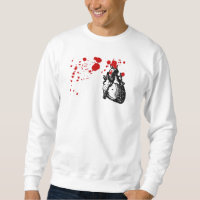 Camisola do coração de sangramento