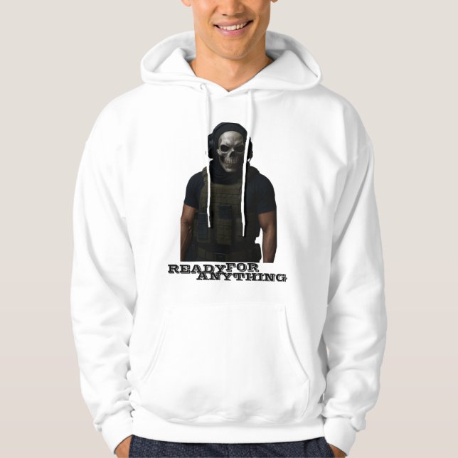 Moletom Camisola do crânio de elite tática - Precisão furt (Frente)