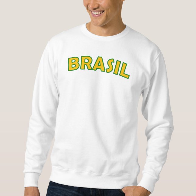 Moletom Camisola do esboço de Brasil (Frente)