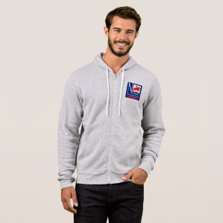 Moletom Camisola do Fecho de correr-acima dos homens de