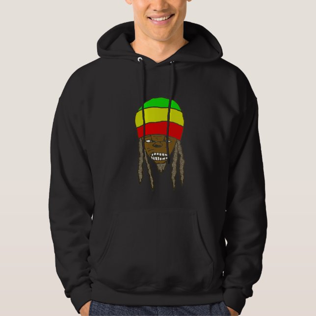 Moletom Camisola do homem de Rasta (Frente)
