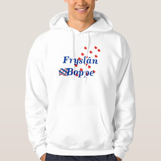 Moletom Camisola do Hoodie de Fryslân Boppe Friesland (Frente)