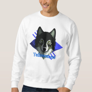Moletom Camisola do lobo do Yellowstone dos homens