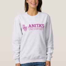 Camisola do logotipo da universidade de Anita