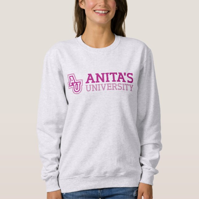 Moletom Camisola do logotipo da universidade de Anita (Frente)
