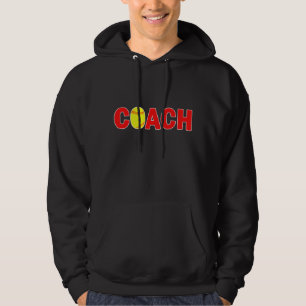 Moletom Camisola do preto do treinador do softball de
