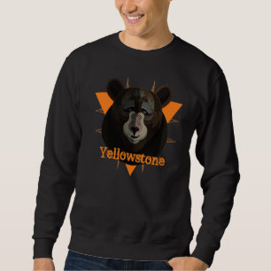 Moletom Camisola do urso do Yellowstone dos homens