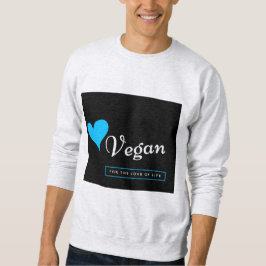 Moletom Camisola do Vegan para homens/mulheres - ame a
