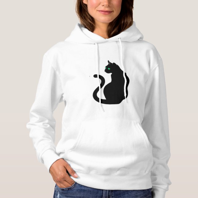 Moletom Camisola-doce/gato-de-bruxas (Frente)