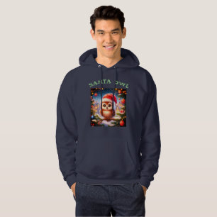 Moletom Camisola-doce Papai noel-preto