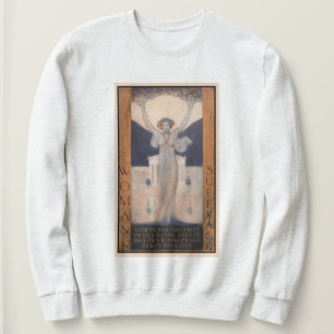 Moletom Camisola dos trabalhos de arte do sufrágio da