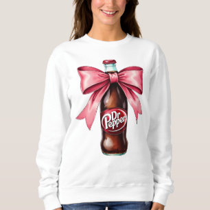 Moletom Camisola Dr.Pepper Pink Bow Coquette