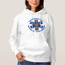 Moletom Camisola "EMT/EMS" Hoodie, de uso feminino
