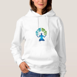 Moletom Camisola encapuçado básica com imagem da medita