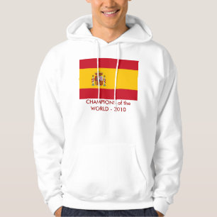 Moletom Camisola encapuçado com a bandeira da espanha