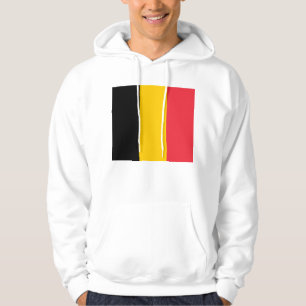 Moletom Camisola encapuçado com a bandeira de Bélgica