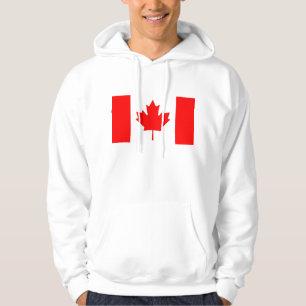 Moletom Camisola encapuçado com a bandeira de Canadá
