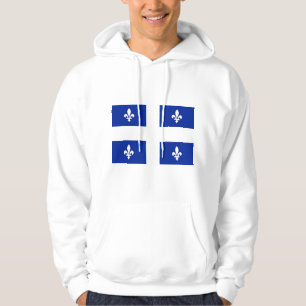 Moletom Camisola encapuçado com a bandeira de Quebeque,