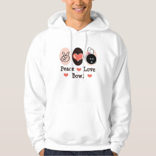 Moletom Camisola encapuçado da bacia do amor da paz