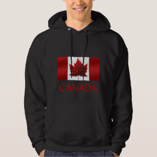 Moletom Camisola encapuçado da bandeira de Canadá do