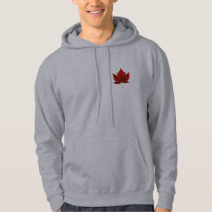 Moletom Camisola encapuçado da bandeira de Canadá do