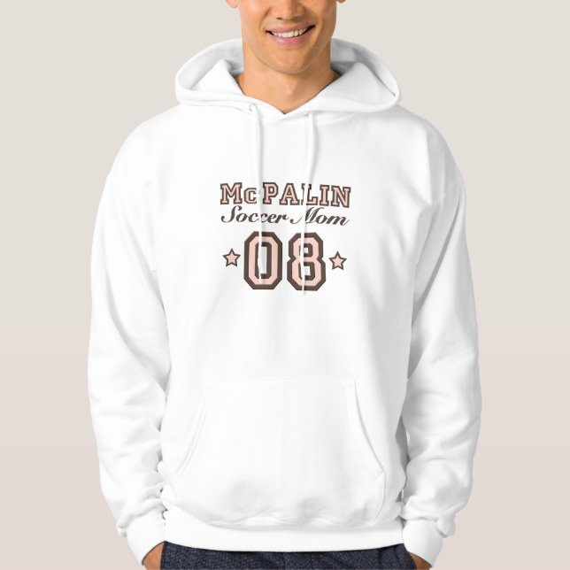 Moletom Camisola encapuçado da mamã do futebol de McPalin (Frente)