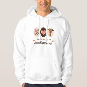Moletom Camisola encapuçado do Anesthesiology do amor da