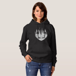 Moletom Camisola encapuçado do Anime: Menina de grito