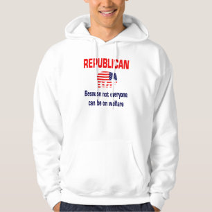 Moletom Camisola encapuçado do bem-estar republicano
