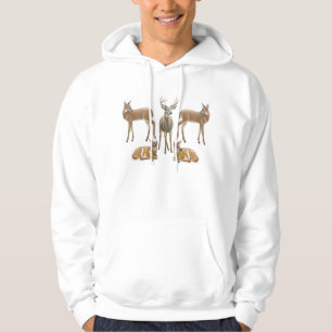 Moletom Camisola encapuçado dos cervos de Whitetail