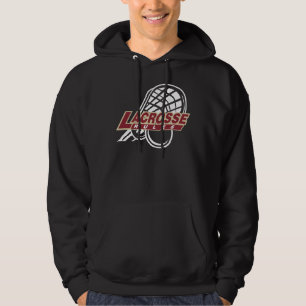 Moletom Camisola encapuçado preta do Lacrosse