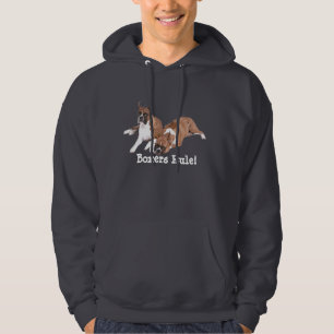 Moletom Camisola encapuçado unisex da regra dos pugilista