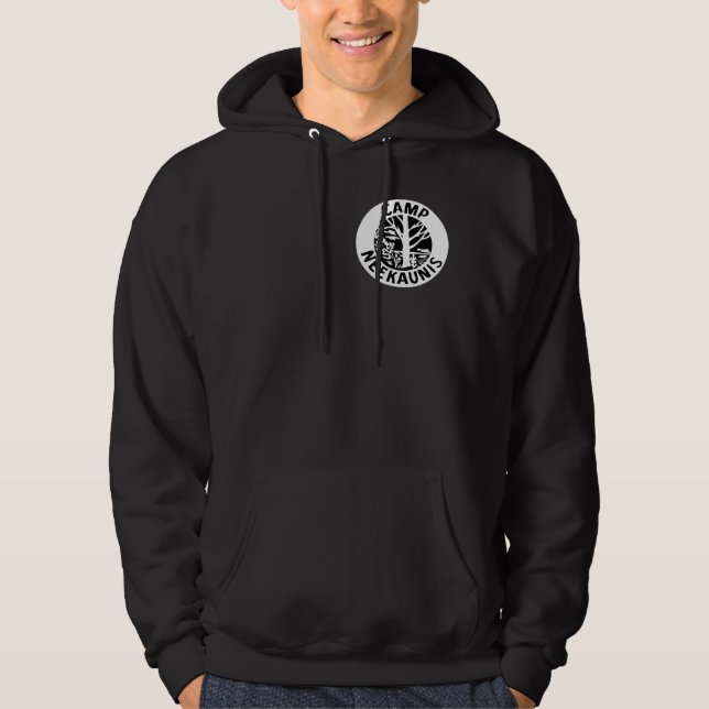 Moletom Camisola escura com logotipo do acampamento (Frente)