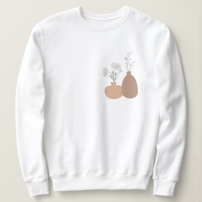 Moletom Camisola estética - Conforto de cor e Na moda (Frente do Design)
