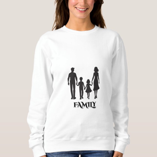Moletom Camisola FAMILY - Forever Connected (Frente)
