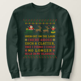 Moletom Camisola feia Twas engraçado do Natal a noite